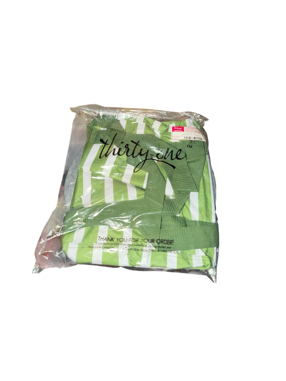 thirty-one Small Utility Tote in Cabana Green NWT - Picture 2 of 2